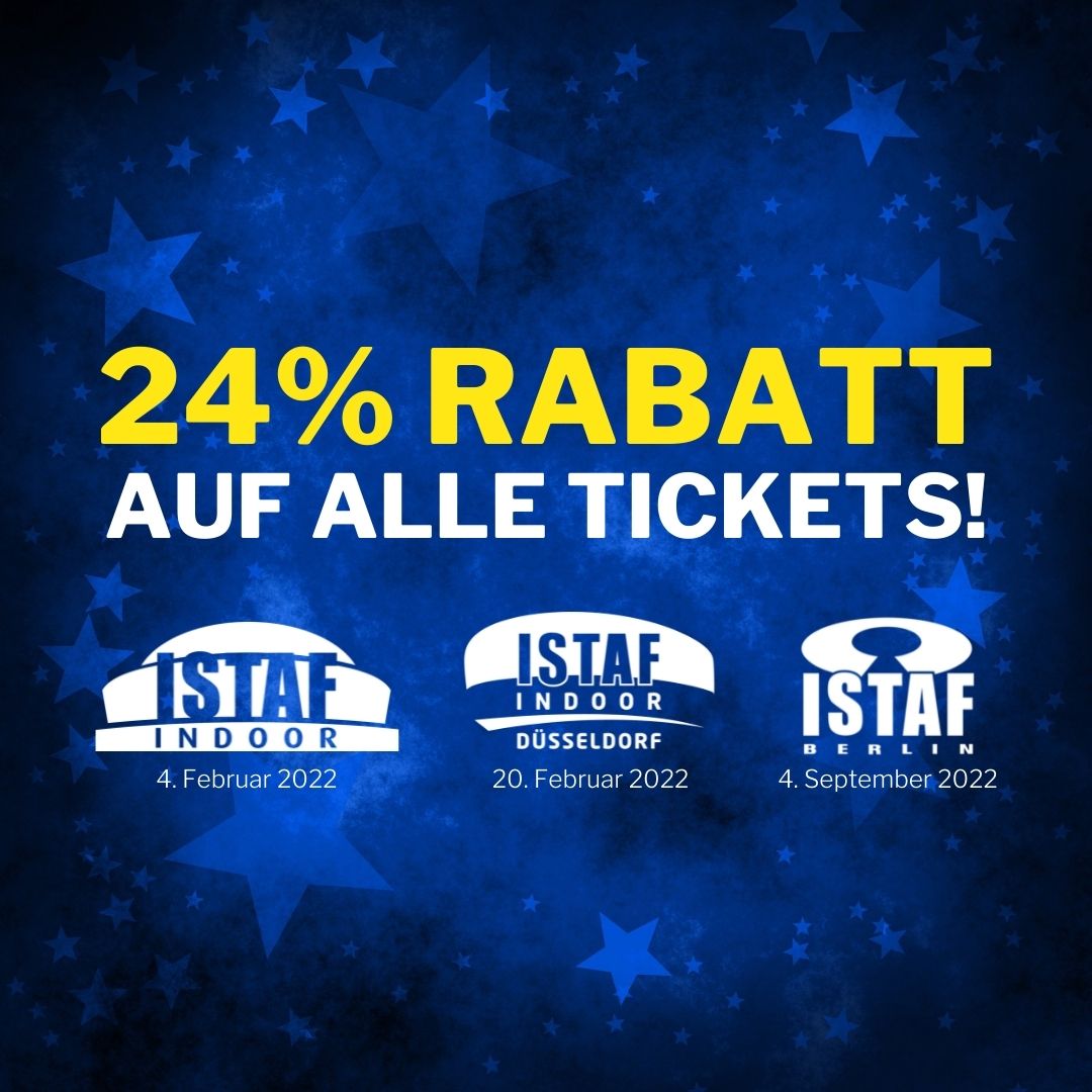 “Black Friday”: Jetzt alle ISTAF-Tickets 24 Prozent günstiger – mit Geld-zurück-Garantie*!