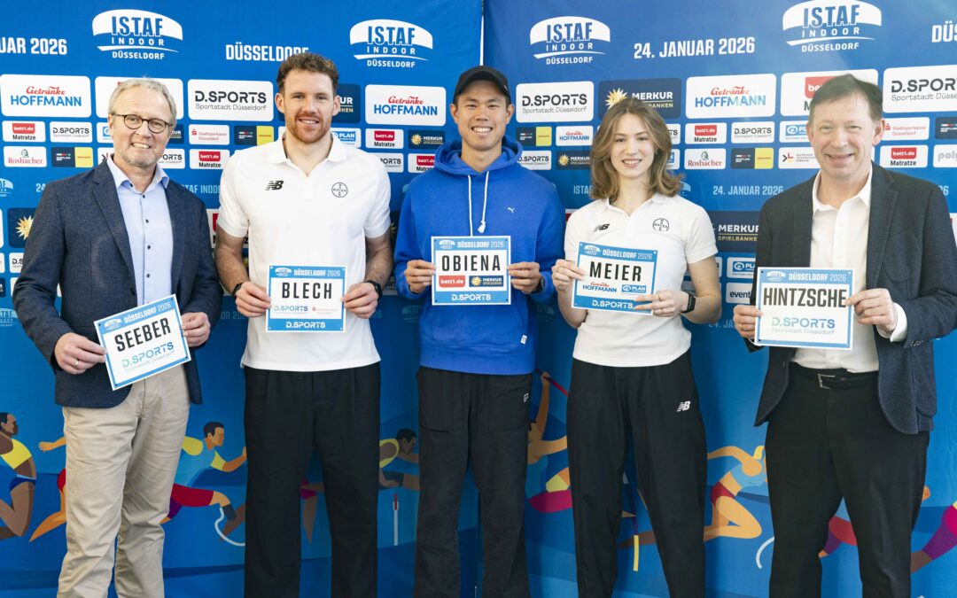 Wettkampfjahr beginnt in Düsseldorf mit einem Feuerwerk der internationalen Leichtathletik Neuer Vertrag! ISTAF INDOOR bleibt bis 2029 in Düsseldorf